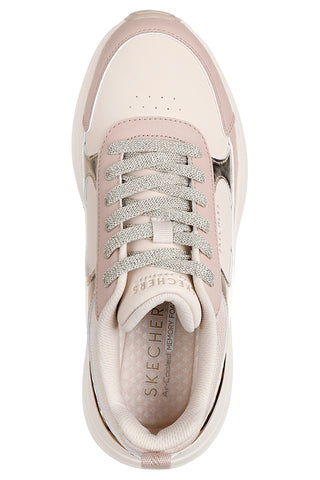 Sneakers beige con dettagli laminati Skechers HAZEL 2 STUNNING YOU