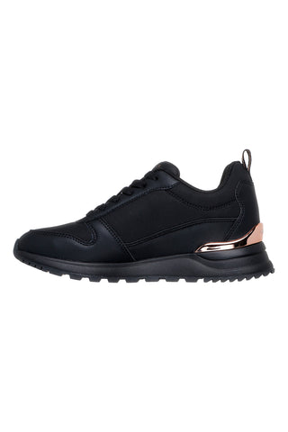 Sneakers nere con dettagli rose gold e suola alta Skechers Runway Classy Gal Womens