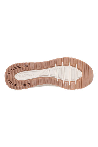 Sneakers off white con dettagli gold e suola alta Skechers Runway Classy Gal Womens