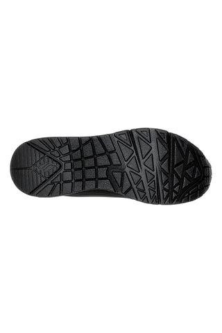 Skechers Uno Golden Air komplett schwarze Sneakers mit goldenen Details
