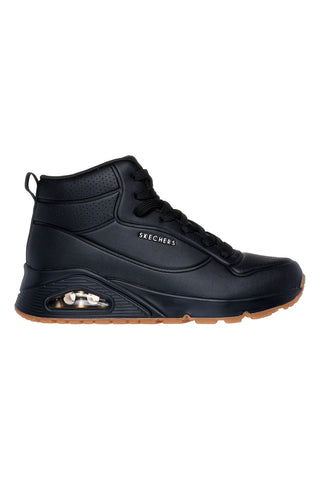 Sneakers alte nere con suola ammortizzata Air-Cooled Memory Foam Skechers Uno Stand High