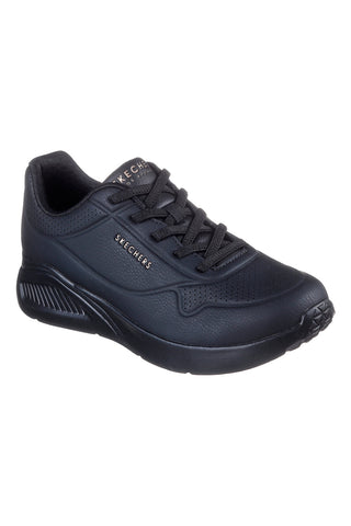 Schwarze Sneaker mit Memory Foam Skechers Uno Lite - Lite Work