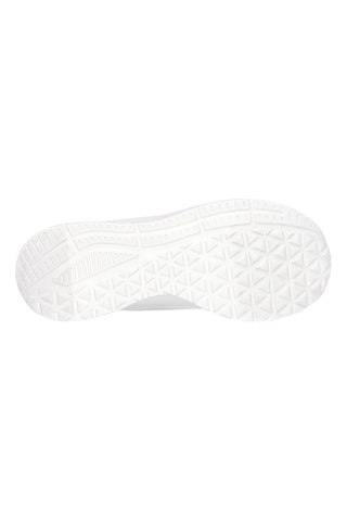 Sneakers bianche con zeppa interna e Memory Foam Skechers Uno Lite - Lite Work