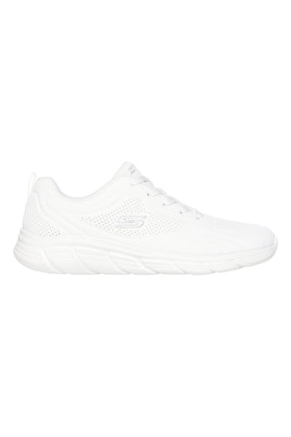Sneakers bianche slip-on in mesh con Memory Foam Skechers BOBS Squad Chaos Daily Inspiration