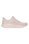 Beige Slip-On Mesh-Sneaker mit Memory Foam Skechers BOBS Squad Chaos Current Muse