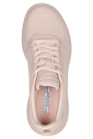 Sneakers rosa in mesh traspirante con Memory Foam Skechers BOBS Squad Chaos Face Off