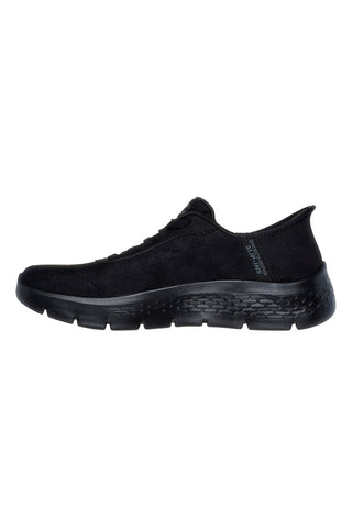 Skechers Go Walk Flex Mali – Schwarze Slip-On-Sneaker, maschinenwaschbar