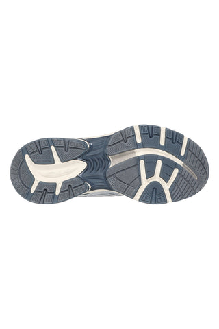 Sneakers argento con inserti silver e calzata facilitata Skechers Stamina Sport Slip-ins