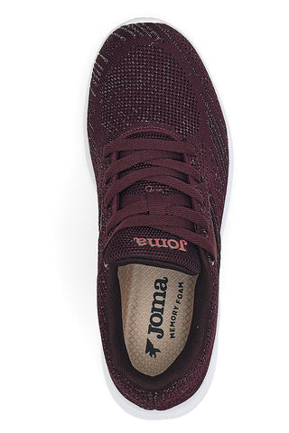 Sneakers bordeaux in mesh leggero Joma Galar Lady 2520