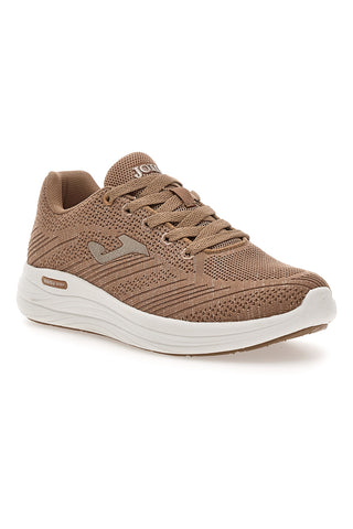 Beige Sneaker mit glitzerndem Obermaterial und Joma Galar Lady 2526 Memory Foam