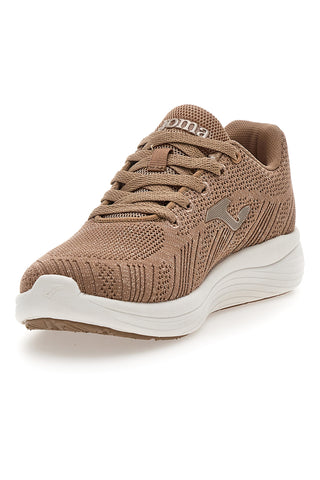 Beige Sneaker mit glitzerndem Obermaterial und Joma Galar Lady 2526 Memory Foam