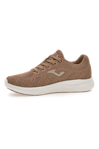 Beige Sneaker mit glitzerndem Obermaterial und Joma Galar Lady 2526 Memory Foam