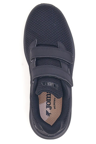 Joma N-100 Lady 2521 Schwarze Sneakers mit Doppelriemen und Memory Foam