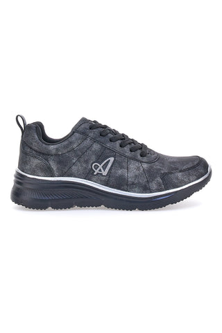 Schwarze Sneaker mit silbernen Details und Komfortsohle Australian AU32W504