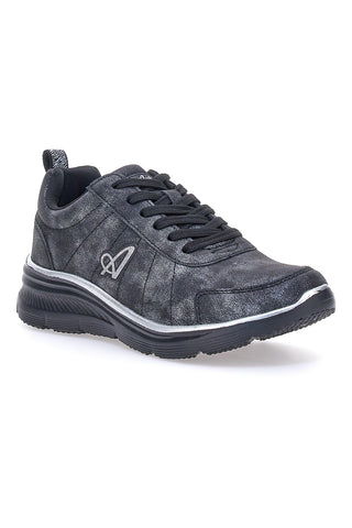 Schwarze Sneaker mit silbernen Details und Komfortsohle Australian AU32W504