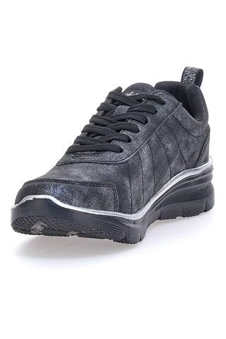 Schwarze Sneaker mit silbernen Details und Komfortsohle Australian AU32W504