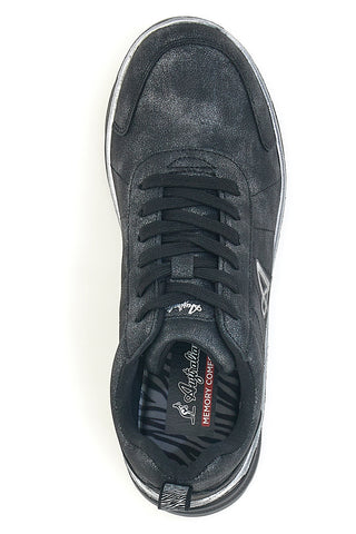 Schwarze Sneaker mit silbernen Details und Komfortsohle Australian AU32W504