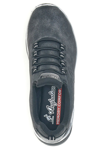 Australian AU52W511 Schwarze atmungsaktive Memory Foam-Sneaker mit elastischen Schnürsenkeln