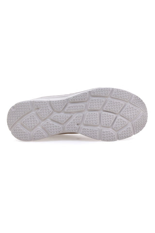 Beige atmungsaktive Sneakers mit Memory-Komfort und elastischen Schnürsenkeln Australian AU52W511