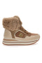 Sneakers alte beige con inserti in eco pelliccia Laura biagiotti 9257