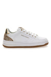 Weiße Sneakers mit goldenen Glitzerdetails Mariella Burani 51772C1170