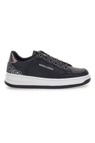 Schwarze Sneakers mit Glitzerdetails Mariella Burani 51772C1171