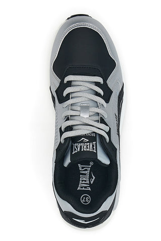 Schwarze und silberne Sneaker mit Air-Effekt-Sohle Everlast EV-810