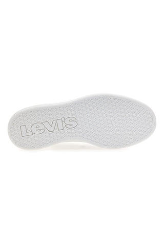 Minimalistische Levi's Unity-Sneaker in Totalweiß
