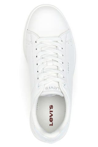 Minimalistische Levi's Unity-Sneaker in Totalweiß
