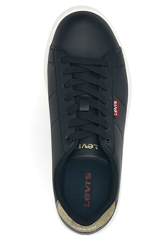 Sneakers nere con dettaglio glitter oro Levi's Bell Jr