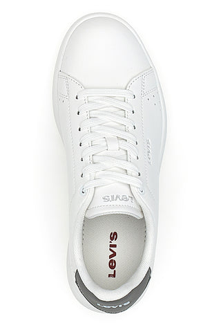 Sneakers bianche con dettaglio grigio Levi's Unity
