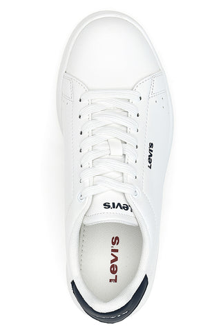 Sneakers bianche con dettaglio blu Levi's Unity