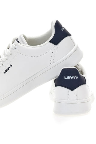 Sneakers bianche con dettaglio blu Levi's Unity