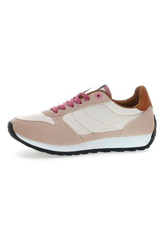 Sneakers rosa e bianche con lacci First Lady GB2015