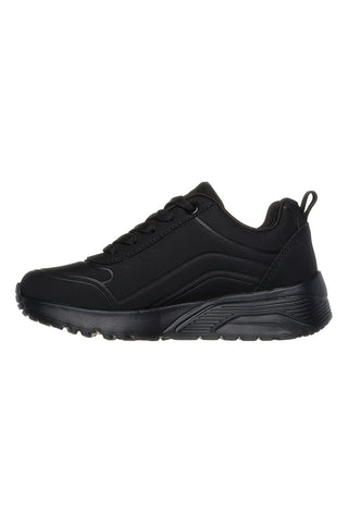 Sneakers nero Memory Foam con zip Skechers Uno Lite Easy Zip