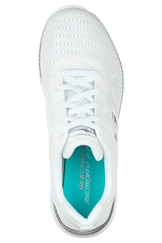 SKECHERS BOUNTIFUL QUICK PATH WEISS/SILBER