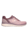 Skechers Bountiful Quick Path pinke Mesh-Sneaker mit Memory-Schaum