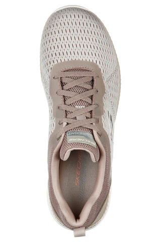 Sneakers taupe in mesh con soletta memory foam Skechers Bountiful Quick Path
