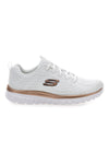Weiße Mesh-Schuhe mit Memory Foam Skechers Graceful Get Connected