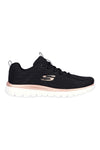 Schwarze Sneakers aus Mesh mit Memory Foam Skechers Graceful Get Connected R-Sport