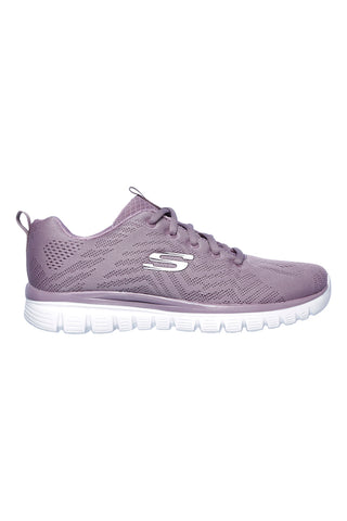 Sneakers lavanda in mesh con Memory Foam Skechers Graceful Get Connected R-Sport
