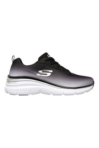 Scarpe nere con suola ammortizzata Skechers Fashion Fit Build Up