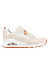 Sneakers beige con suola ad aria e Memory Foam Skechers Uno Layover