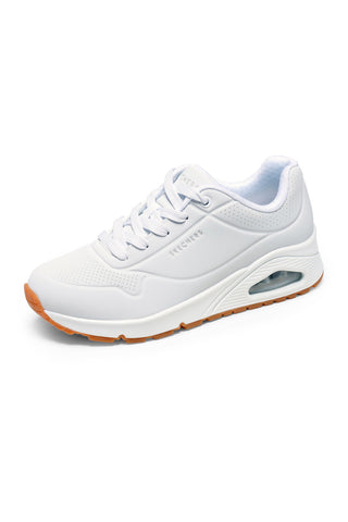Sneakers bianche con cuscinetto ad aria e soletta memory foam Skechers UNO Stand on Air