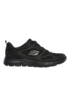 Sneakers nere in pelle e mesh con soletta memory foam Skechers Summits Suited