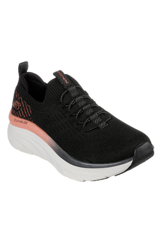Sneakers nere slip-on con mesh glitter e soletta memory foam Skechers D'LUX Walker Let It Glow