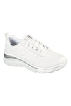 Weiße Sneakers Memory Foam Skechers Fashion Fit Effortless