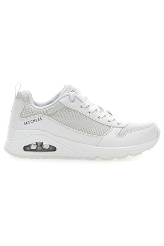 Sneakers bianche con memory foam Skechers Uno Inside Matters
