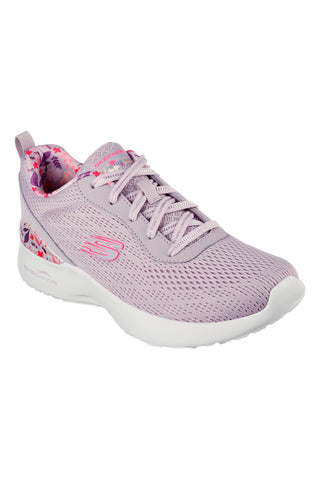 Lavendelfarbene Mesh-Sneaker mit Air-Sohle und Memory-Schaum: Skechers Skech-Air Dynamight Laid Out
