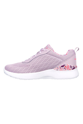Lavendelfarbene Mesh-Sneaker mit Air-Sohle und Memory-Schaum: Skechers Skech-Air Dynamight Laid Out